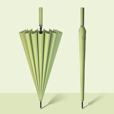 190T ナイロン 織物 16k ストレート 傘 オートマティック ロング ハンドル 男性と女性にとって理想的です