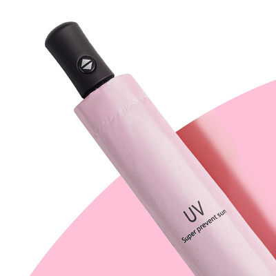 プラスチックのUV 3折り式自動オープン傘 プロモーション オーダーメイドロゴ YLF BSCIの傘