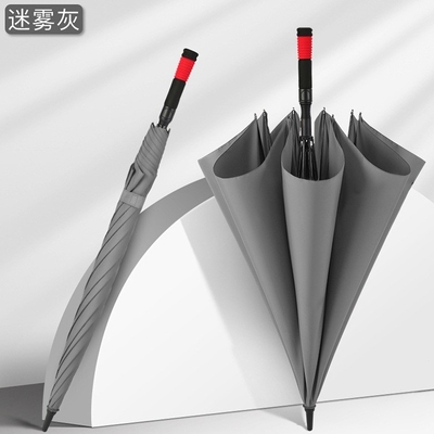 190T ポンギ パーソナライズド ロゴ プリント オートマティック 大型 ゴルフ 傘 男性用 ビジネス