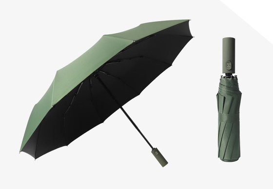 成人向け 完全自動 3つ折りのビニール 日傘 日光 雨 保護
