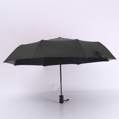 折りたたみ X305 完全自動 UV 傘 ブラック ヴィニール 防護 太陽 雨 ダブル 傘