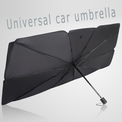 Xiamen X301 車のフロントフロントガラス プラスチックハンドルと鋼筋フレームのガラス日傘