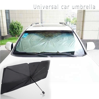 カー ウインドブレーキ 日傘 折りたたむ UV 保護傘 190T ナイロン 布
