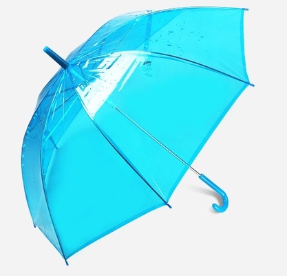 23インチ 8K パリ 透明 透明 雨傘 透明 プラスチック J ハンドル