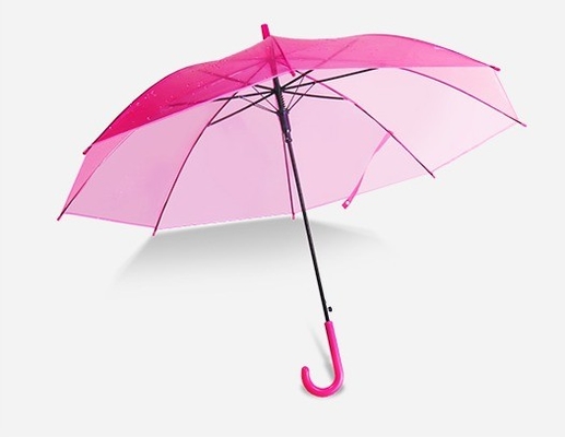 23インチ 8K パリ 透明 透明 雨傘 透明 プラスチック J ハンドル