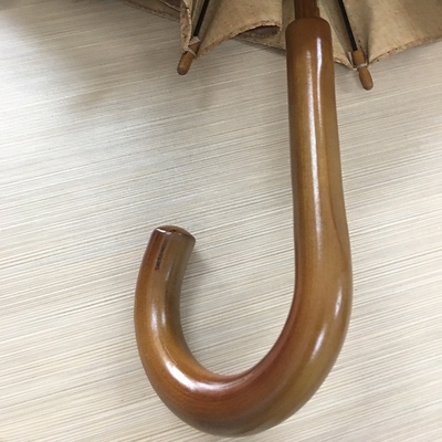 クリエイティブ 環境保護 コルク製布 ソーダ 布 傘 木製柄