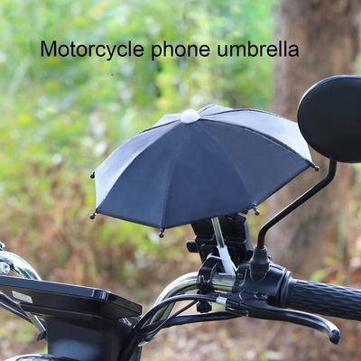 メタルフレーム シルバー モーターサイクルの傘 手動制御と厚化日焼け止め