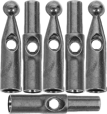 折りたたむ傘カバーパーツ 12 PCS メタル傘骨カバー 成人のゴム部品