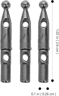 折りたたむ傘カバーパーツ 12 PCS メタル傘骨カバー 成人のゴム部品