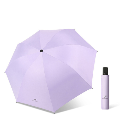 8k 防水 黒 UV 防護コーティング傘 オールイン1 ピンク 雨 ミニマリズム スタイル