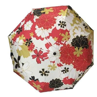 快速配送 DIY 花のパターンと独占的な印刷ロゴのカスタマイズされた傘