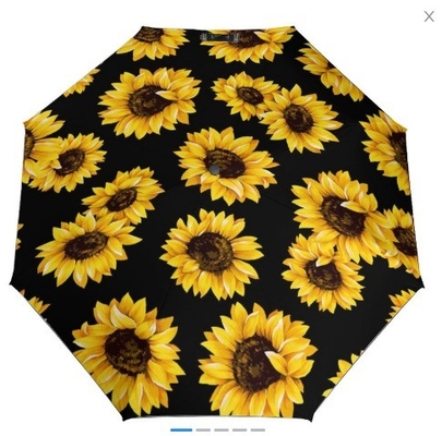 快速配送 DIY 花のパターンと独占的な印刷ロゴのカスタマイズされた傘