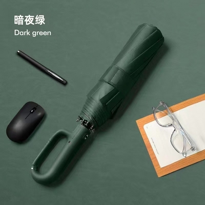 厚い折りたたみ傘 左自動 強い風抵抗 オープン直径 115cm