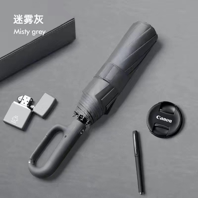 厚い折りたたみ傘 左自動 強い風抵抗 オープン直径 115cm