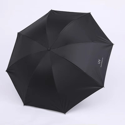 女性用 鉄筋 紫外線 防護 手動 傘 日光 雨 防護 三重