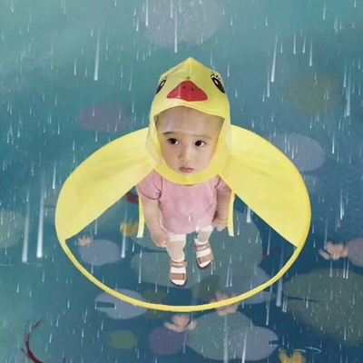 オーダーメイド ロゴ 印刷 UFO 透明 防水 ポンチョ 子供 大人 年齢 グループ