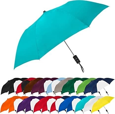 独占用品 23'*6k 機能 オールイン1 レインストック 2 セット 折りたたむ弧形傘