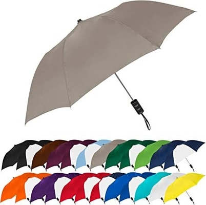 独占用品 23'*6k 機能 オールイン1 レインストック 2 セット 折りたたむ弧形傘