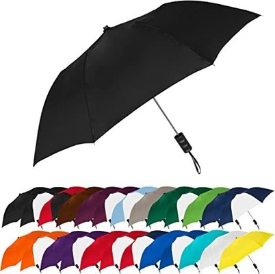 独占用品 23'*6k 機能 オールイン1 レインストック 2 セット 折りたたむ弧形傘