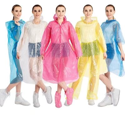 RAINWEAR 製品 雨季の屋外旅行のための使い捨ての雨カバー