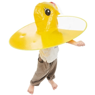 UFO 形柄 子供 の レインコート 透明 防水 ポンチョ 屋外 の 楽しみ の ため