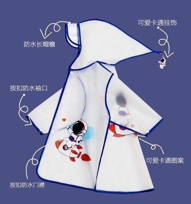 幼稚園 赤ちゃんのレインコート 透明なEVA 男の子と女の子のための防水服