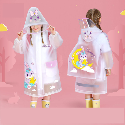 BOYS 赤ちゃんと小学校のための軽量児童レインコート オーダーメイドロゴ印刷