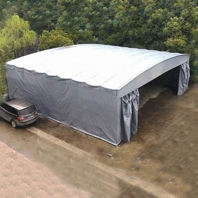 オーダーメイド タンパウリン 折りたたみ プッシュ-プル テント 屋外 日陰 保護 ソリューション
