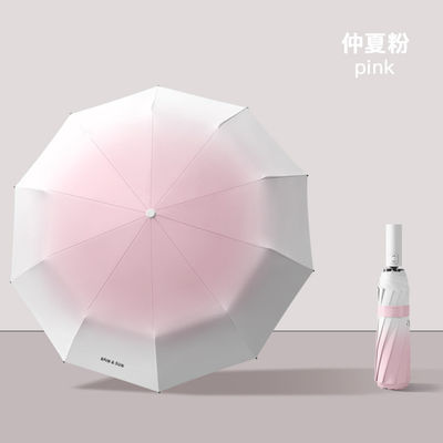 この スタイリッシュ で 実用 的 な 広告 の 傘 で,紫外線 から 自分 を 守る