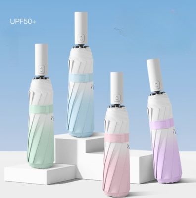 この スタイリッシュ で 実用 的 な 広告 の 傘 で,紫外線 から 自分 を 守る