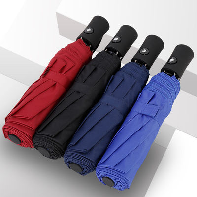 男性用ビジネス広告傘 8k 自動ビニール折りたたみデザイン