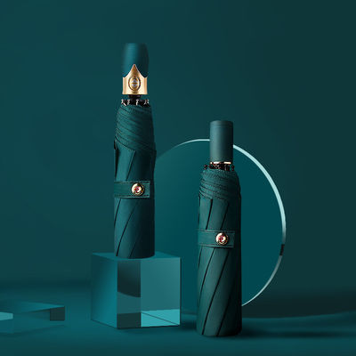 ミニマリストデザイン 広告用自動三重折り傘 ロゴ印刷