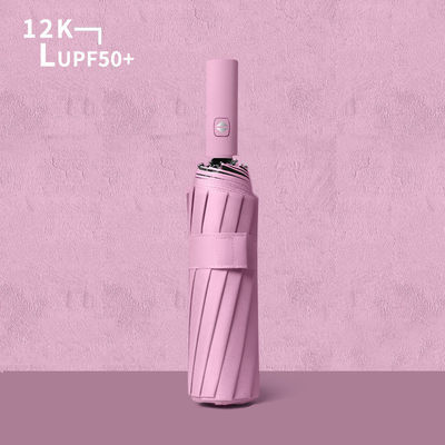 自動折りたたむ傘 12k 防日用ビニール