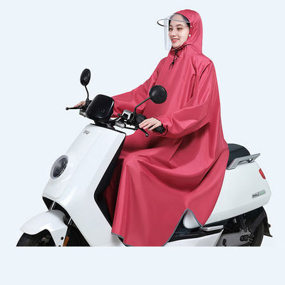 大人 オックスフォード ロング レインコート シングル ファッション 電動自転車やオートバイに適しています