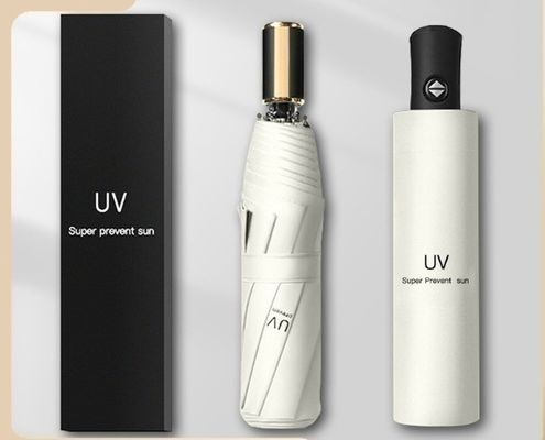 ミニマリストデザインスタイル オートマティック 3倍10骨折式 太陽防風傘