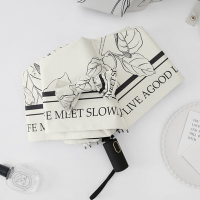 双機能 女性のためのフランス傘 自動折りたたむ日焼け止めと雨保護