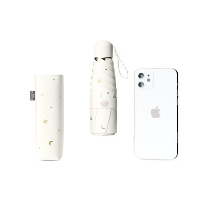 5つ折りたたむ傘 パターン 雨や太陽から保護する女性用のポータブルコンパクト