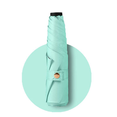 ポンギー素材 5K 19インチ 日本製 三重折り傘 雨や日焼け対策