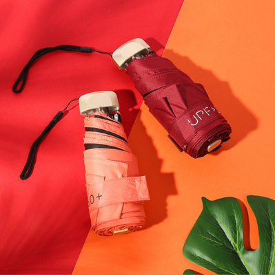 5 折りたたみの日傘 オーダーメイドロゴ バイニール 携帯 手動制御 紫外線保護