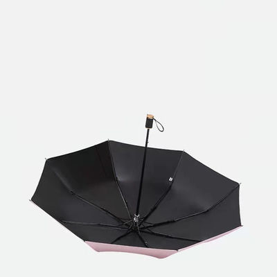 UVビニール 日焼け止め 女性 パーソナライズされたデザインの印刷付きの3つ折りたたむ日傘