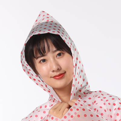 雨 の 屋外 活動 徒歩 長 式 再使用 防水 EVA レインコート 大人