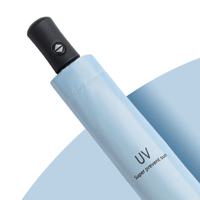 プラスチックのUV 3折り式自動オープン傘 プロモーション オーダーメイドロゴ YLF BSCIの傘