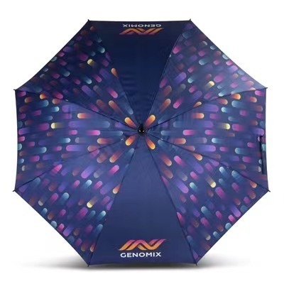オーダーメイド ロゴ 大型 サブライメーション ゴルフ 直立傘 風雨保護