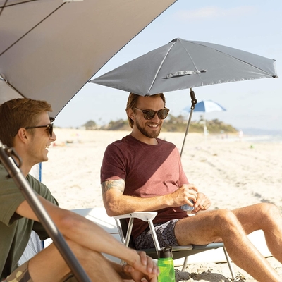 露天キャンプ ビーチ 運動用 SPF 50 とユニバーサル クランプ クリップ の Versa 傘