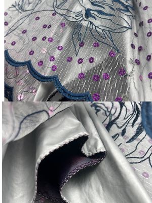 風力抵抗機能と軽量デザインのセキン刺身ローズ成人の傘