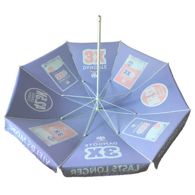 2.4 メートル オープン直径 オーダーメイド ロゴ ポンギ ビーチ 傘 屋外広告用