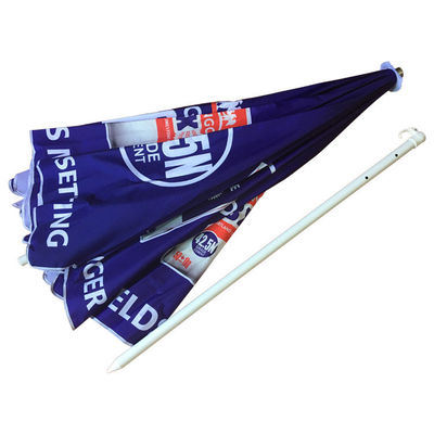 2.4 メートル オープン直径 オーダーメイド ロゴ ポンギ ビーチ 傘 屋外広告用