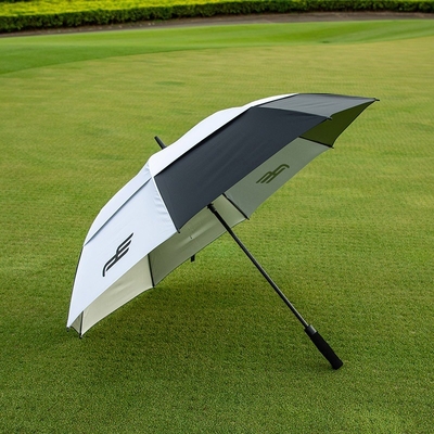 超軽量 自動 双層防風 ゴルフ傘 30インチ EVAハンドル
