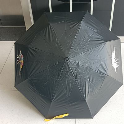 カスタマイズされた印刷 折りたたむ傘 魔法の色変更機能と鋼枠