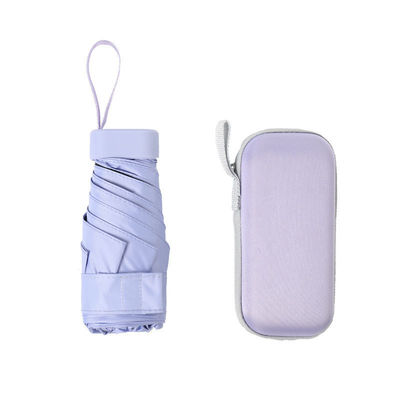 女性用 5つ折り式 ミニ 日焼け止め傘 UV 保護とカスタム ロゴ